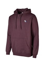 Cleptomanicx Kapuzensweatshirt Hooded Embro Gull 2 lila