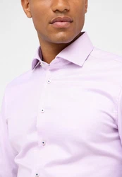 Eterna Langarmhemd SLIM FIT Lila