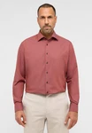 Eterna Langarmhemd MODERN FIT NON IRON Rot/Braun/Rosa