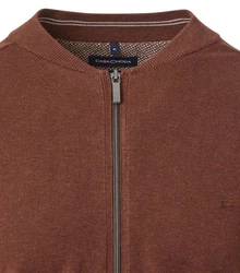 CASAMODA Strickjacke (004440) Braun/Orange