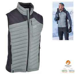 Trekkingjacke - Brunnenkopf REC XT, wrmende funktionelle Herren Weste, grau