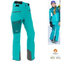Leggings - Schneeflocke Damen Snowtex Megatex 10.0 Skihose, blue