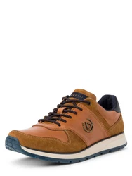 bugatti Schnürschuh APA02 Herren Sneaker Beige/Braun/Orange