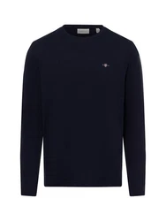 GANT Herren Langarmshirt REGULAR SHIELD LS Dunkelblau/Blau