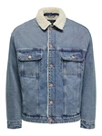 ONLY & SONS Outdoorjacke ONSWILSON SHERPA DBTINT Blau/Hellblau