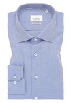Eterna Langarmhemd Dunkelblau/Blau/Hellblau/Grau