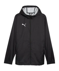 PUMA Sweatjacke teamFINAL Allwetterjacke Schwarz/Grau/Dunkelgrau