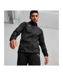 PUMA Sweatjacke teamFINAL Allwetterjacke Schwarz/Grau/Dunkelgrau
