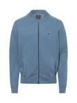 FYNCH-HATTON Strickjacke Supersoft Cardigan College Blau/Grau/Hellblau