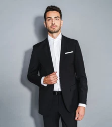 HECHTER PARIS Corporate Sakko Herren 2-Knopf Modern Fit (98) Anthrazit (24)