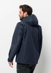 Jack Wolfskin 3-in-1 Funktionsjacke TAUBENBERG Dunkelblau/Blau/Hellblau