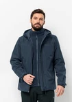 Jack Wolfskin 3-in-1 Funktionsjacke TAUBENBERG Dunkelblau/Blau/Hellblau