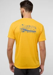 Jack Wolfskin T-Shirt VONNAN GRAPHIC Gelb