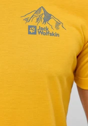 Jack Wolfskin T-Shirt VONNAN GRAPHIC Gelb