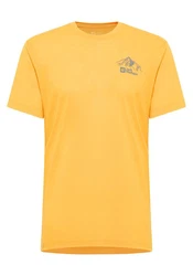 Jack Wolfskin T-Shirt VONNAN GRAPHIC Gelb