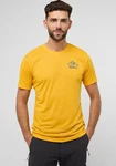 Jack Wolfskin T-Shirt VONNAN GRAPHIC Gelb