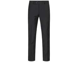 HECHTER PARIS Anzughose Corporate Hose Herren Tailored Modern Fit (98) Schwarz (25)