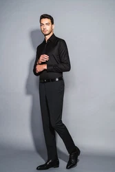 HECHTER PARIS Anzughose Corporate Hose Herren Tailored Modern Fit (98) Anthrazit (94)