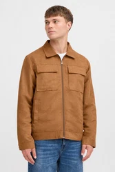 !Solid Lederjacke SDVAMOS Braun/Beige