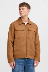 !Solid Lederjacke SDVAMOS Braun/Beige