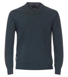 CASAMODA V-Ausschnitt Pullover (004430) uni (4430)