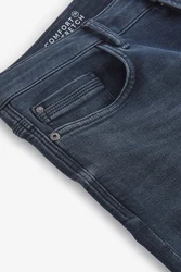 Next Slim-fit-Jeans mit Komfortstretch Dunkelblau/Blau/Hellblau