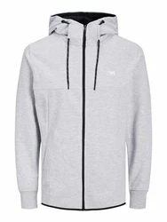 Jack & Jones Sweatshirt Air Grau/Hellgrau
