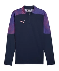 PUMA Sportshirt Sweater IndividualFinal Dunkelblau/Lila