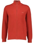 Gant Strickjacke Herren (1-tlg) Orange/Rot