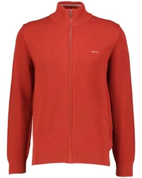 Gant Strickjacke Herren (1-tlg) Orange/Rot