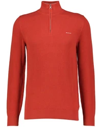 Gant Troyer COTTON PIQUE HALF ZIP Orange/Rot/Dunkelrot/Braun