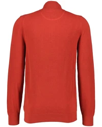 Gant Troyer COTTON PIQUE HALF ZIP Orange/Rot/Dunkelrot/Braun
