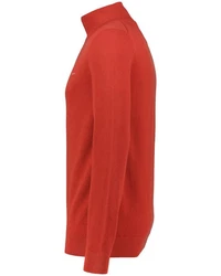 Gant Troyer COTTON PIQUE HALF ZIP Orange/Rot/Dunkelrot/Braun