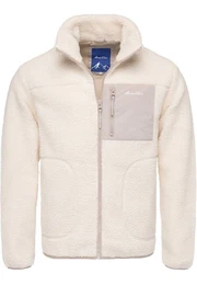 Fleecejacke YERMO Fleecejacke Herren Teddyfleece Sweatjacke Plsch Zipper Fleecepullover