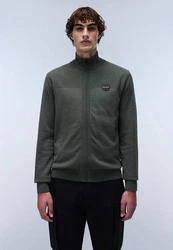 Napapijri Strickjacke DERRI FZ Dunkelgrün/Dunkelgrau/Grau/Grün