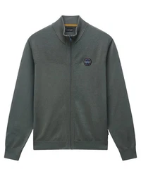 Napapijri Strickjacke DERRI FZ Dunkelgrün/Dunkelgrau/Grau/Grün