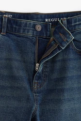Next Stretch-Jeans Authentic (1-tlg) Dunkelblau/Hellblau/Blau