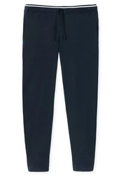 Schiesser Pyjamahose Mix Relax Schlafanzug Hose Dunkelblau/Blau