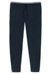 Schiesser Pyjamahose Mix Relax Schlafanzug Hose Dunkelblau/Blau