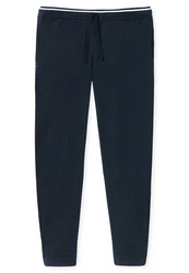 Schiesser Pyjamahose Mix Relax Schlafanzug Hose Dunkelblau/Blau