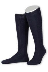 Lusana Trachtensocken Trachten Kniestrümpfe (L340) L340