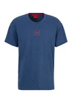 HUGO T-Shirt Laze T-Shirt mit Rundhalsausschnitt Hellblau/Blau/Dunkelblau