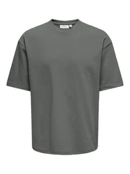 Only & Sons Shirt ONSCASPIAN Grau/Dunkelgrau/Dunkelgrün/Hellgrau
