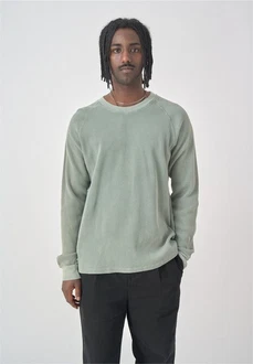 Cleptomanicx Strickpullover Boxy Crewneck Thermal