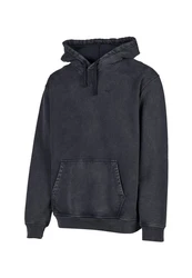 Cleptomanicx Kapuzensweatshirt Boxy Hooded Ligull grau