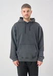 Cleptomanicx Kapuzensweatshirt Boxy Hooded Ligull grau
