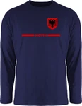 Shirtracer Rundhalsshirt Albanien Trikot Wappen Shqipri Fan-Motiv Fussball EM Fanartikel 