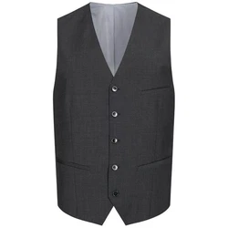 HECHTER PARIS Anzugweste Corporate Weste Herren Tailored Modern Fit (98) Anthrazit