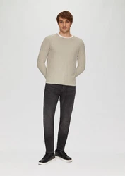QS Strickpullover Khaki/Beige/Braun