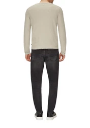 QS Strickpullover Khaki/Beige/Braun